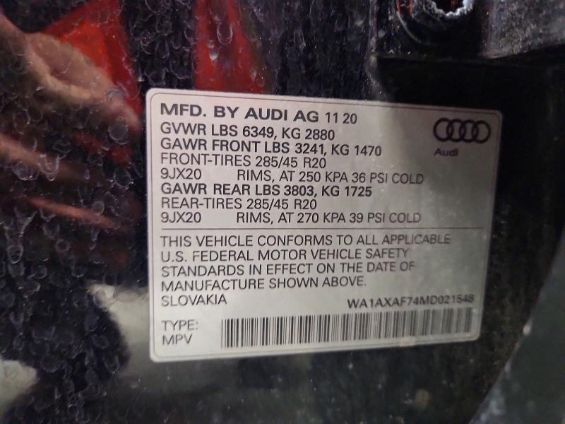 2021 Audi Q7 Premium