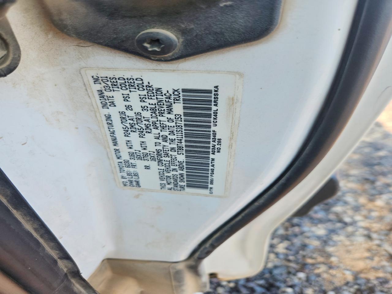 2001 Toyota Tundra SR5