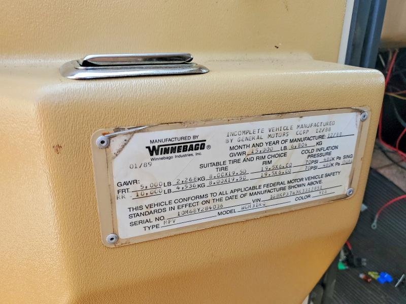 1989 Winnebago Superchief rv