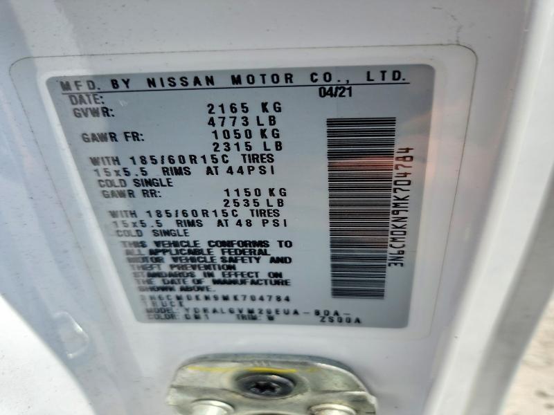 2021 Nissan NV200 SV