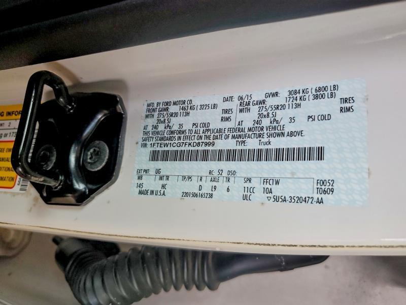 2015 Ford F150 Supercrew