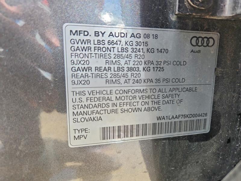 2019 Audi Q7 Premium Plus