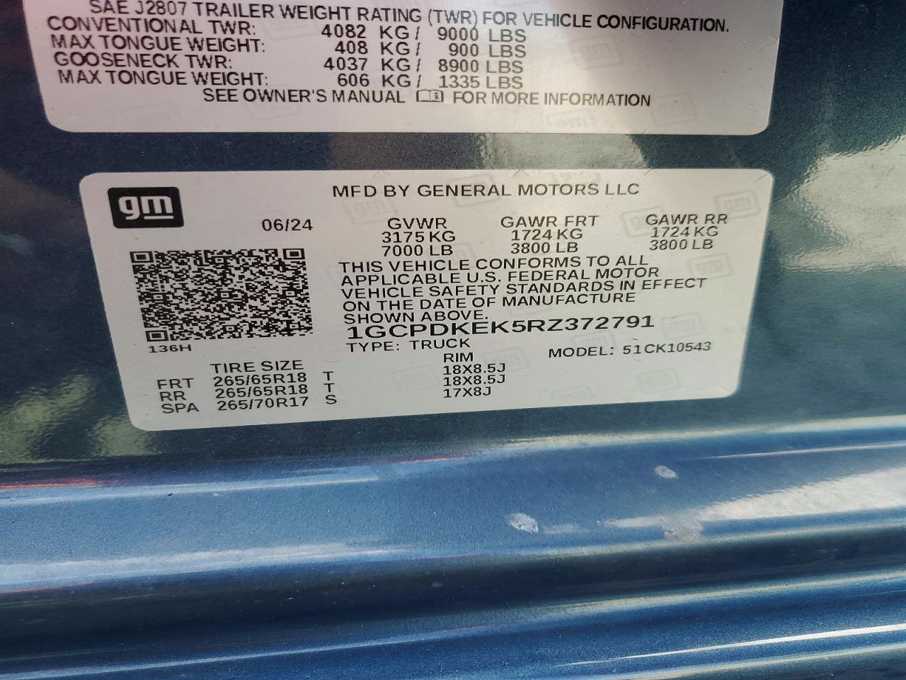 2024 Chevrolet Silverado K1500 LT-L