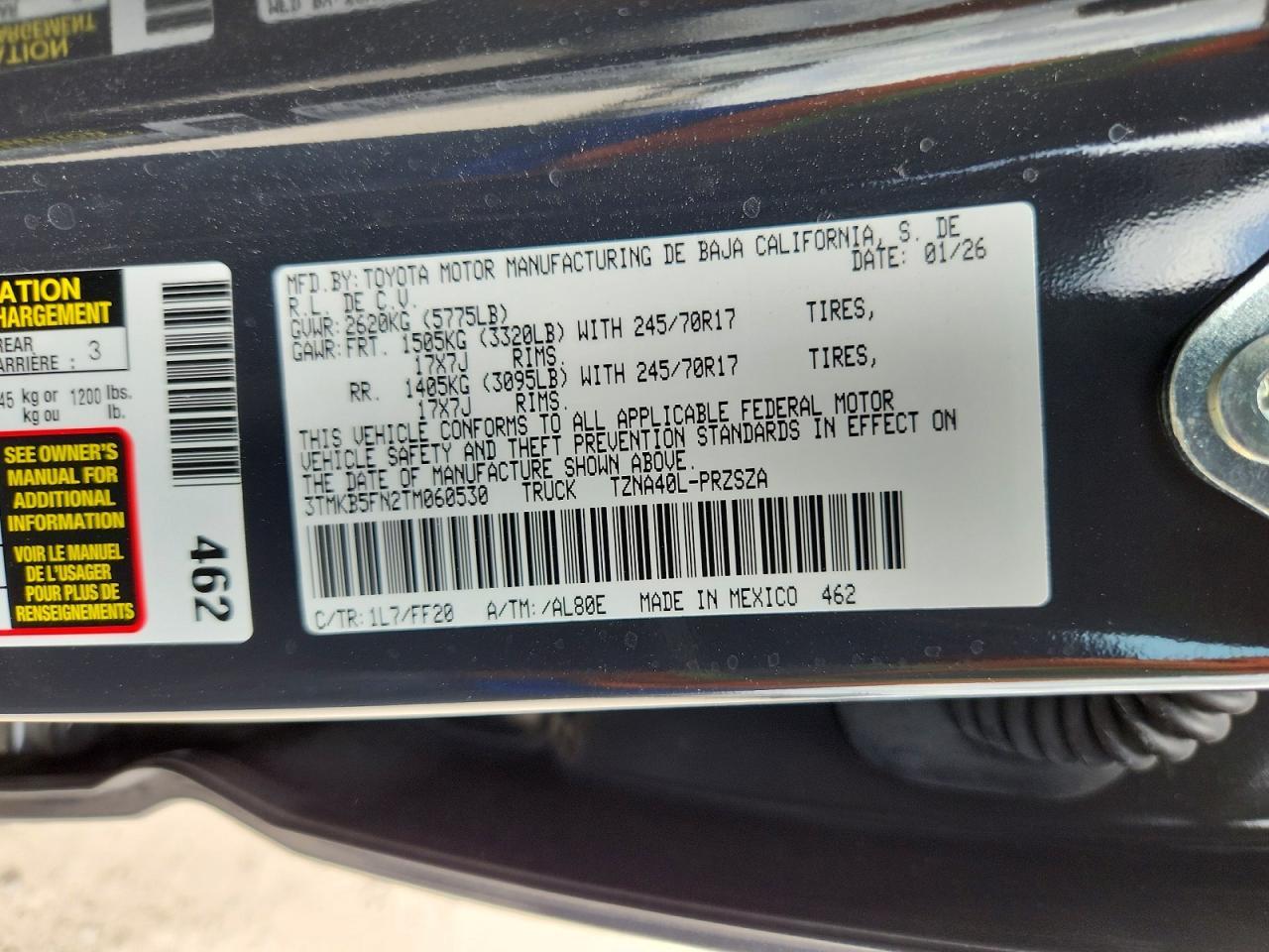 2026 Toyota Tacoma SR5