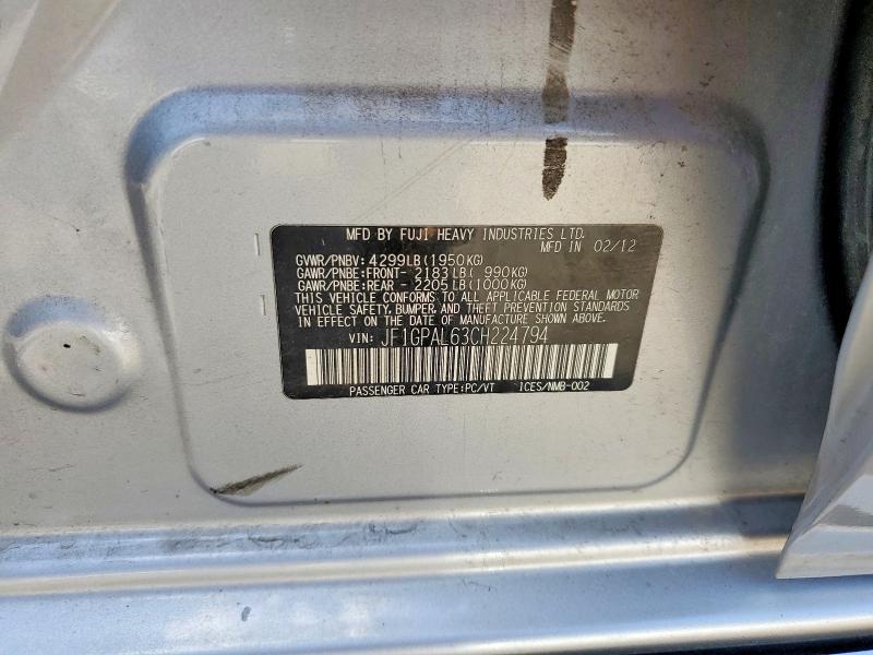 2012 Subaru Impreza Sport Premium
