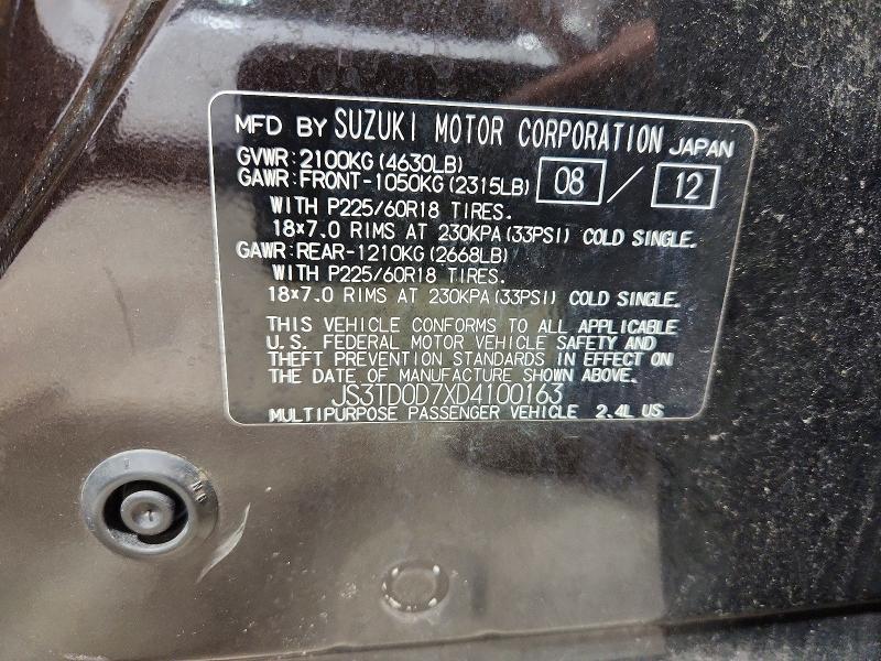 2013 Suzuki Grand Vitara Limited