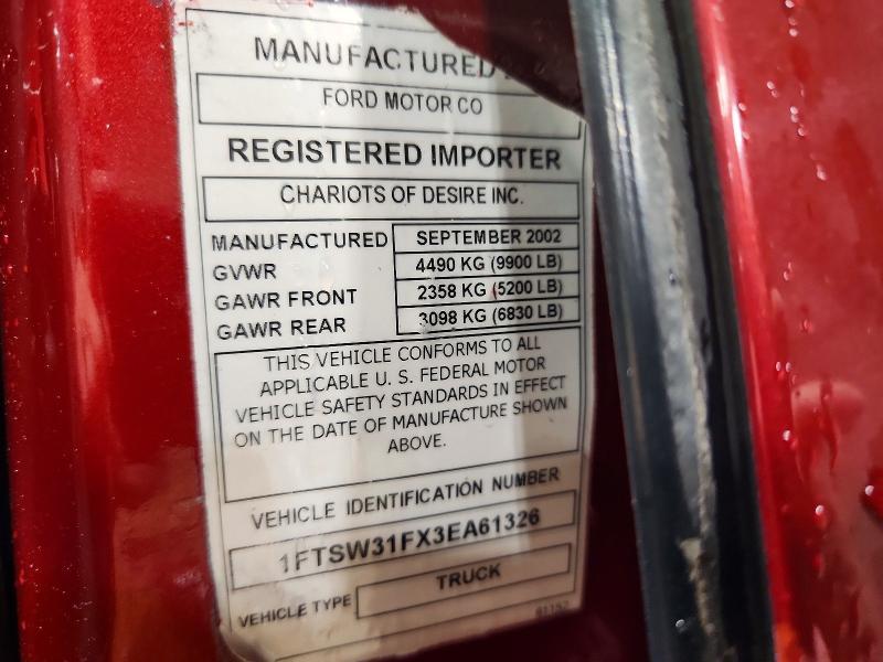 2003 Ford F350 SRW Super Duty