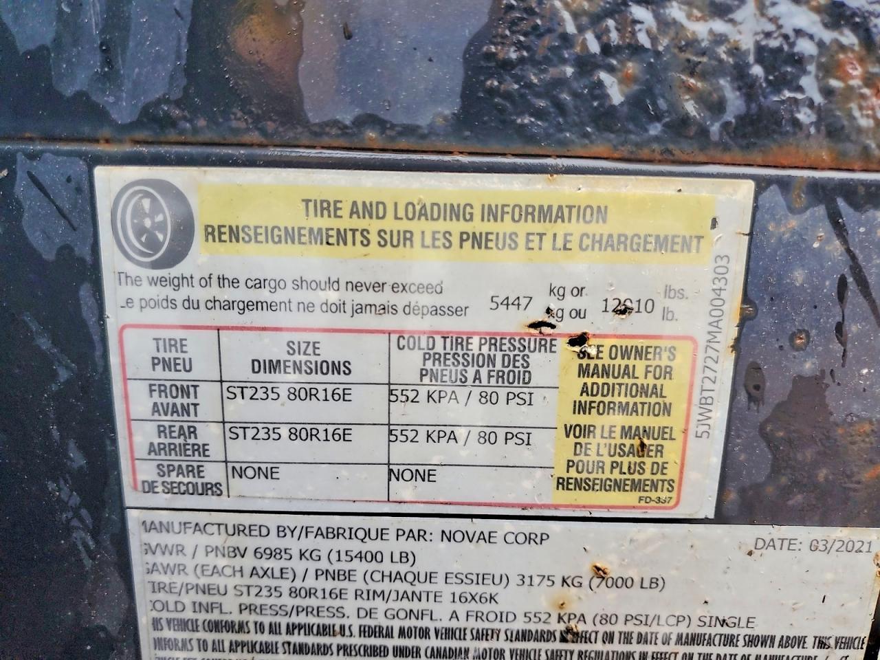 2021 Midsota TB-20 Equipment Trailer