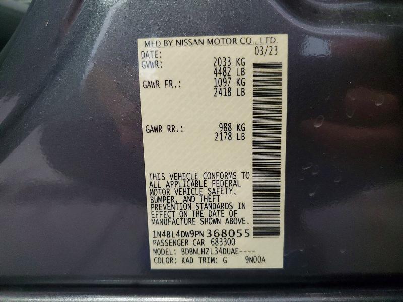 2023 Nissan Altima sv