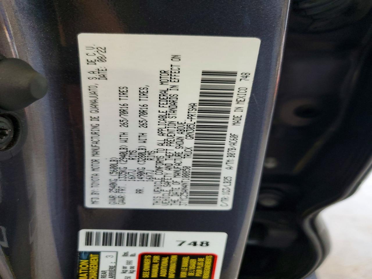 2022 Toyota Tacoma TRD PRO