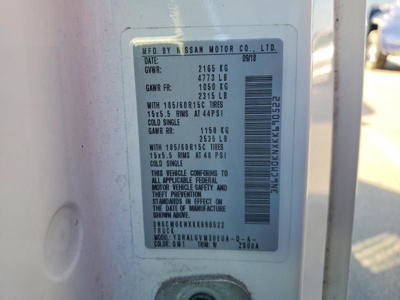 2019 Nissan NV200 SV