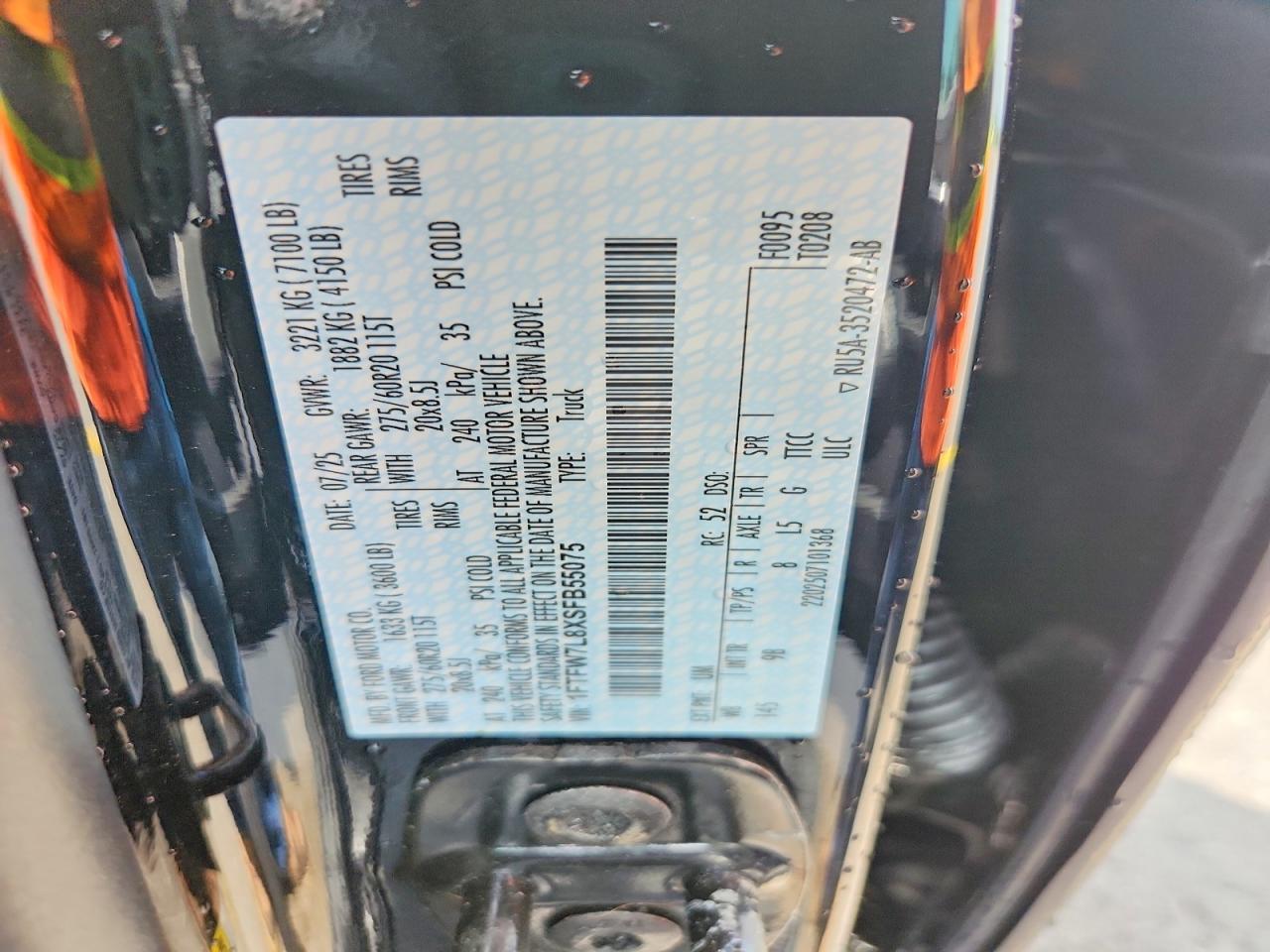 2025 Ford F150 Platinum