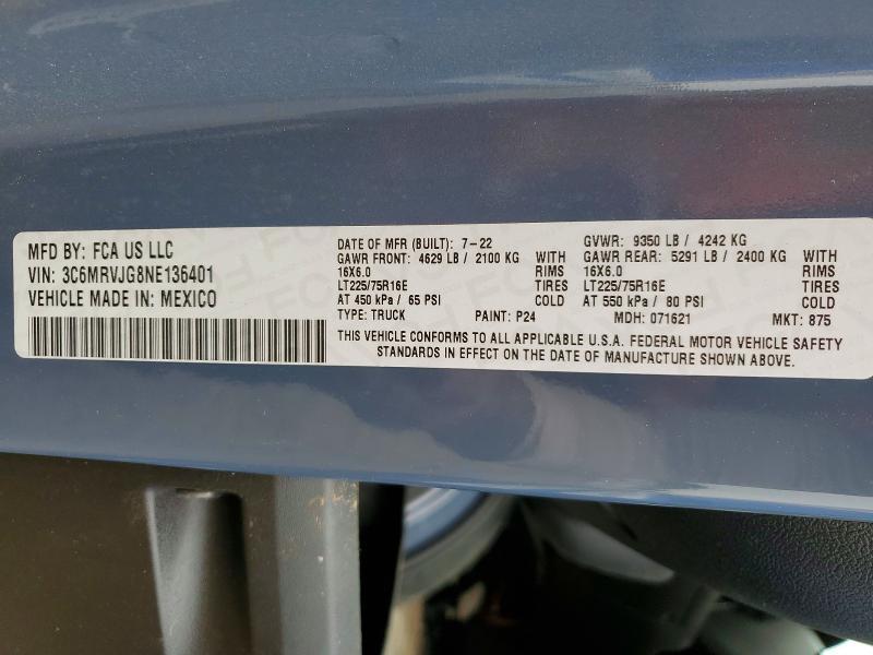 2022 Dodge Ram Promaster 3500 3500 High