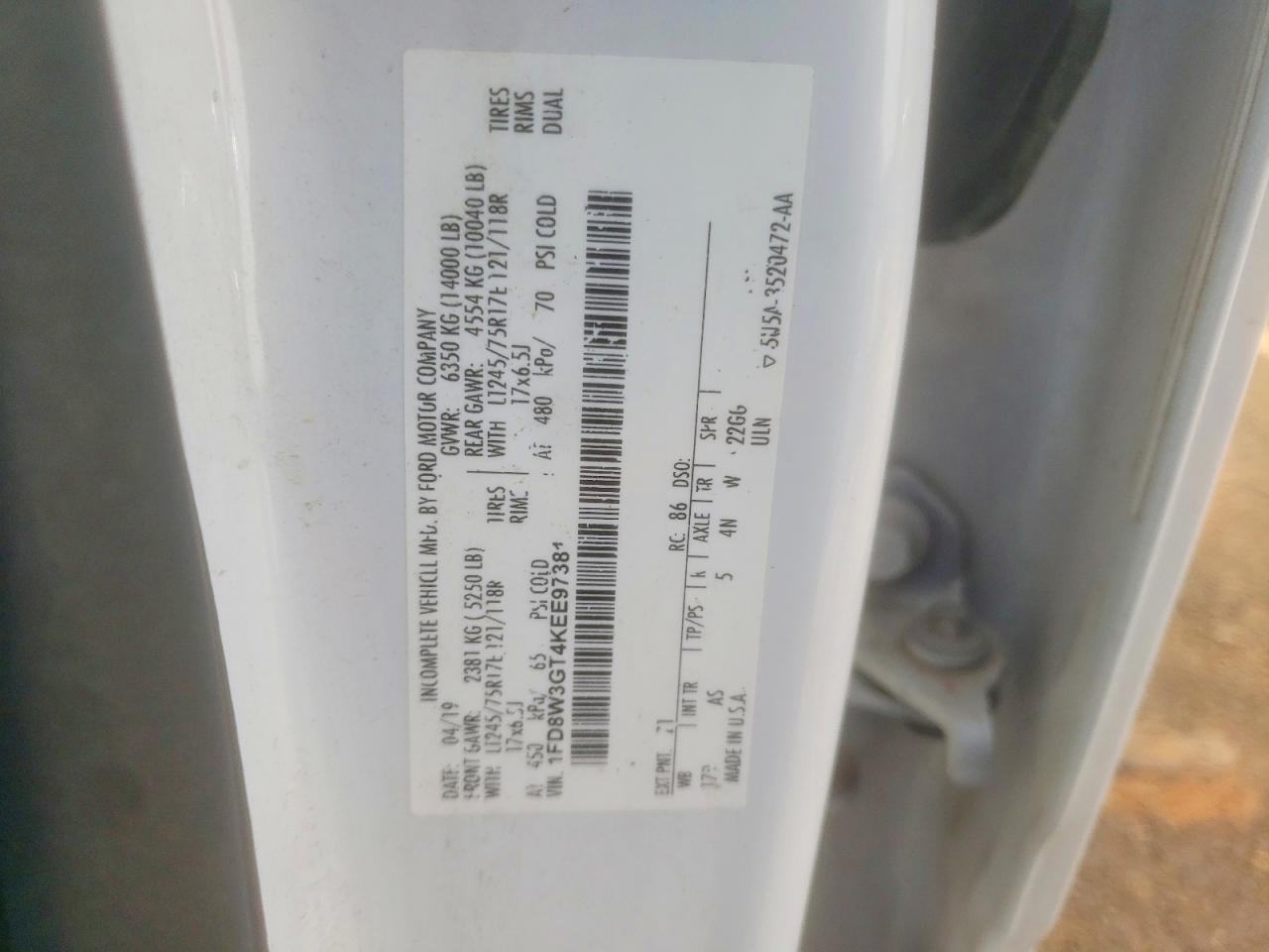 2019 Ford F350 XL
