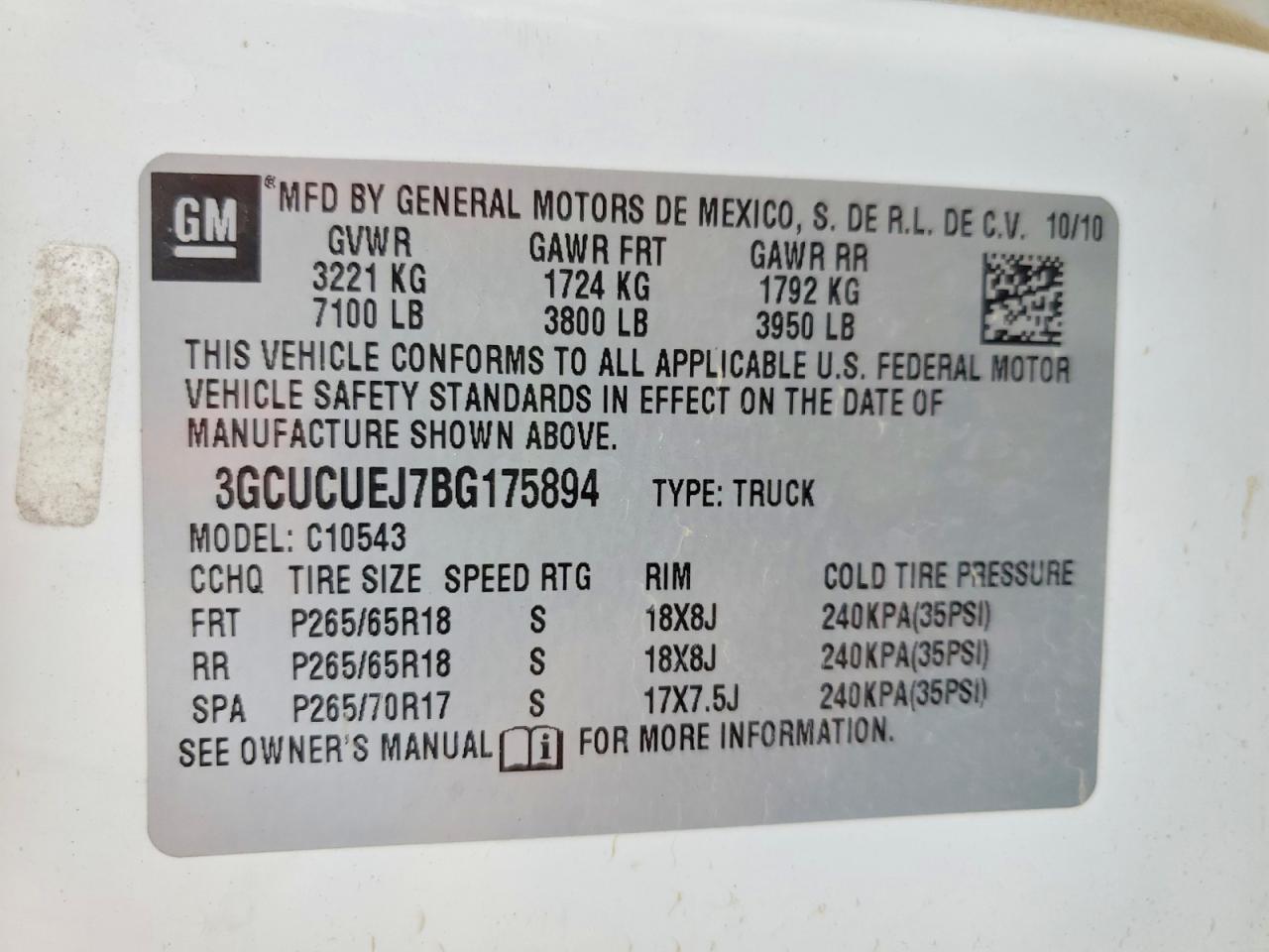 2011 Chevrolet Silverado C1500 Hybrid