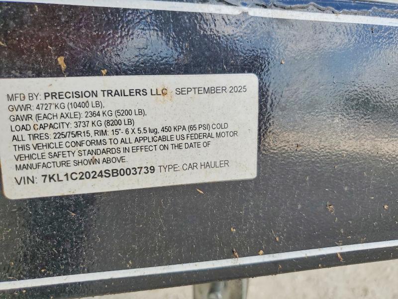 2025 Precision Equipment Trailer
