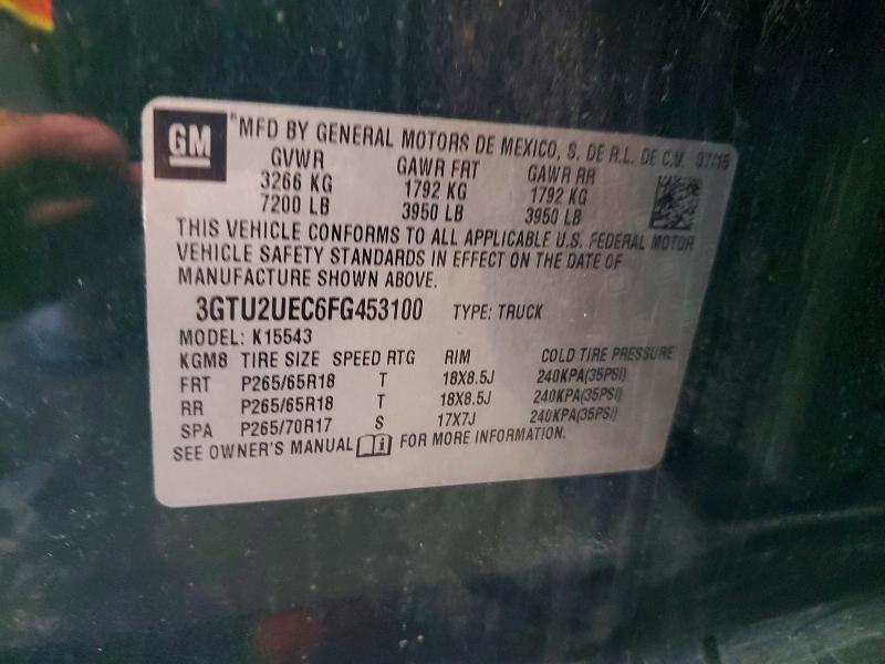 2015 GMC Sierra K1500 SLE