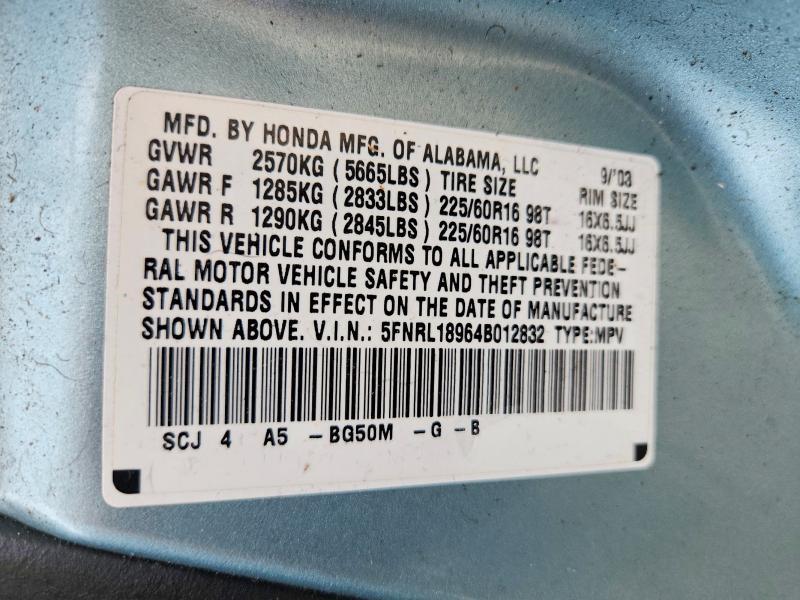2004 Honda Odyssey exl