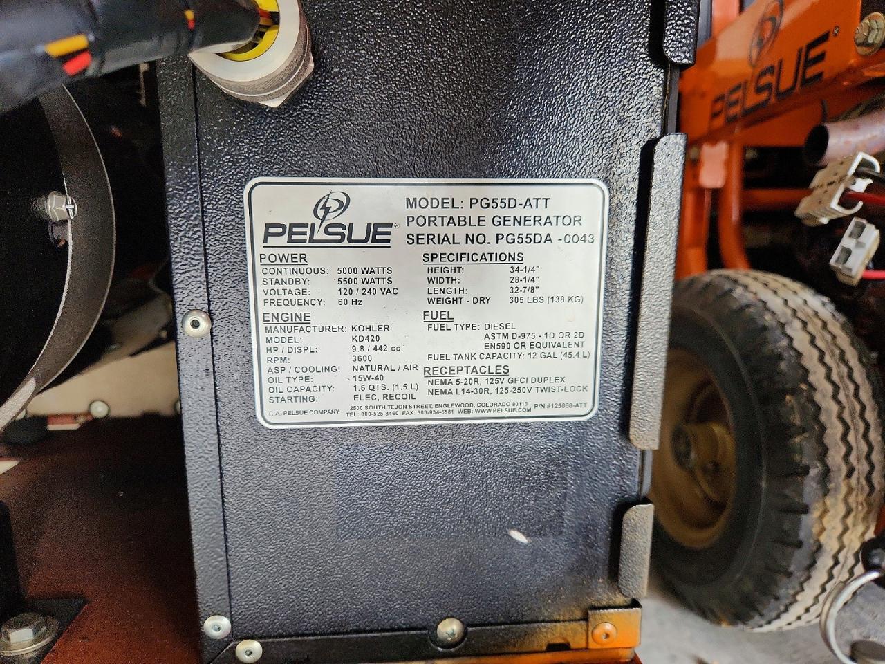 2012 Pelsue PG55D-ATT Generation