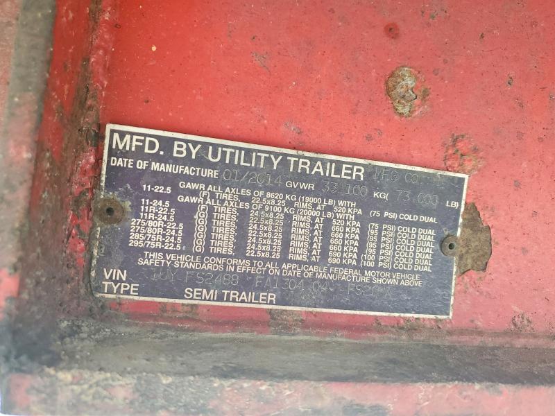2015 Utility FS2CHA Flatbed Trailer