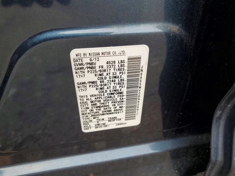 2013 Nissan Rogue s