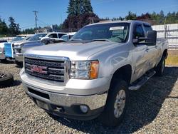 Salvage trucks for sale at Spanaway, WA auction: 2011 GMC Sierra K3500 SLT