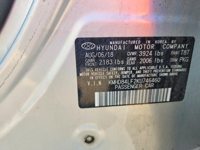 2019 Hyundai Elantra sel