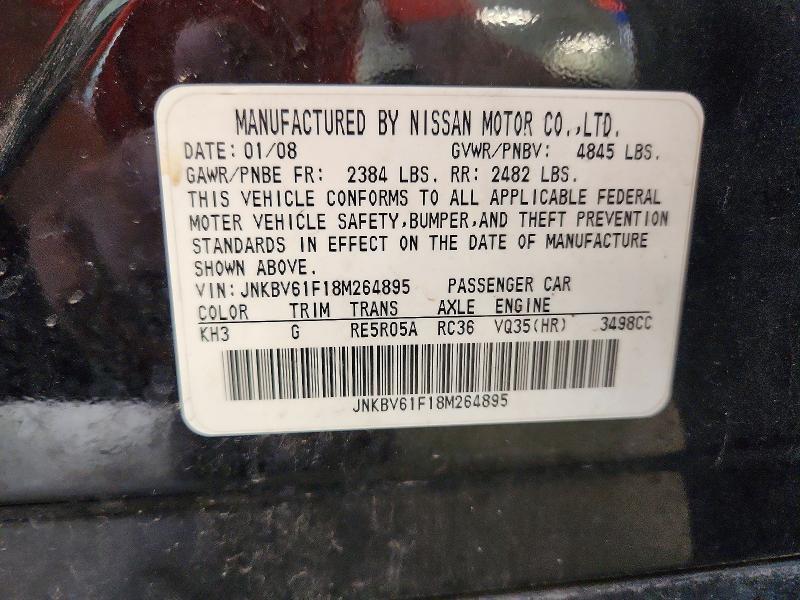2008 Infiniti G35 x