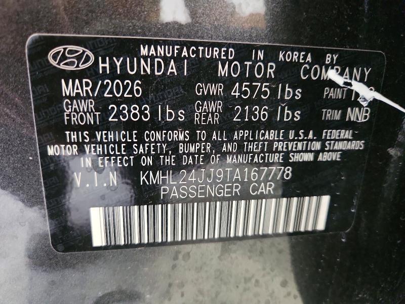 2026 Hyundai Sonata Hybrid Blue