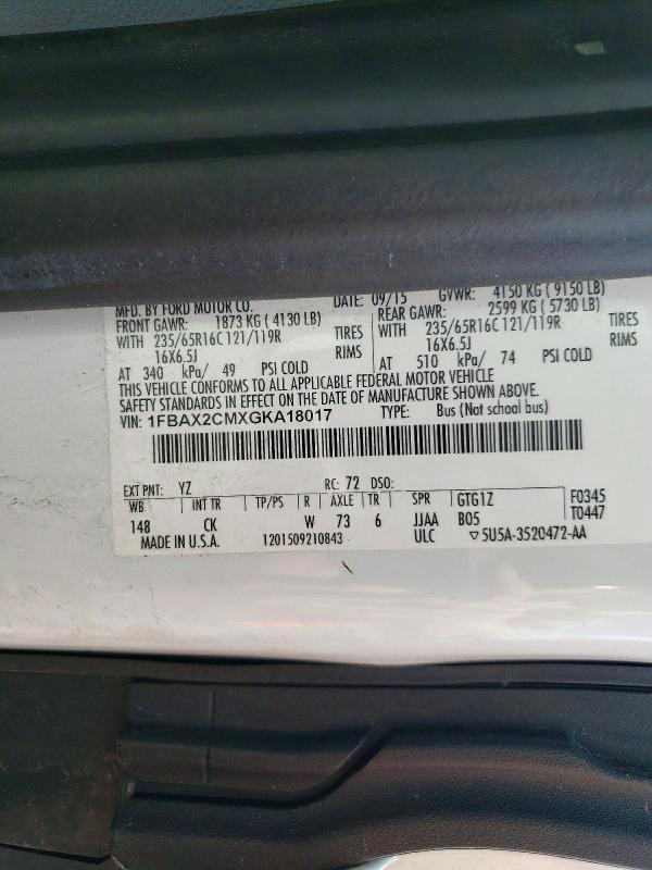 2016 Ford Transit T-350
