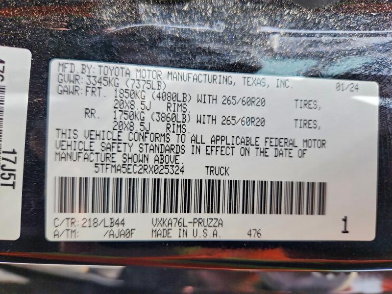2024 Toyota Tundra 1794 Edition
