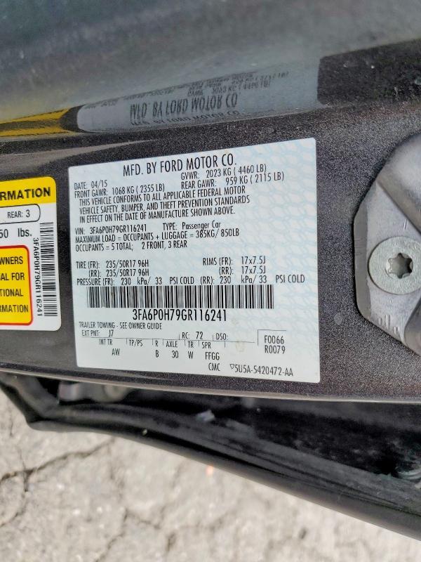 2016 Ford Fusion se