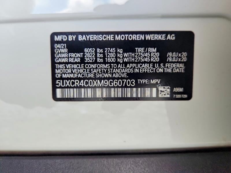 2021 BMW X5 Sdrive 40I