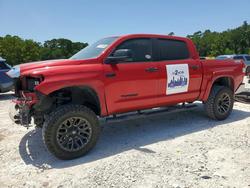 Salvage trucks for sale at Houston, TX auction: 2020 Toyota Tundra SR5