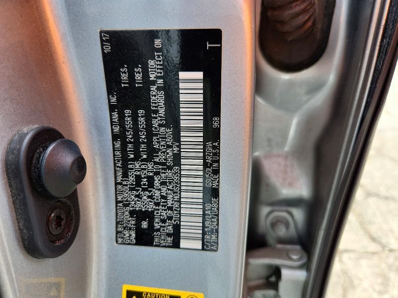 2018 Toyota Highlander Limited Platinum
