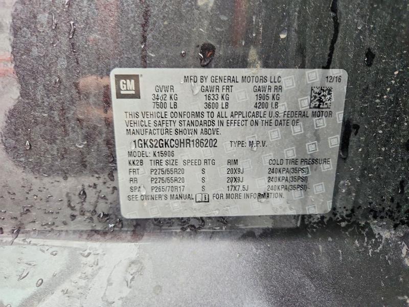 2017 GMC Yukon XL K1500 SLT