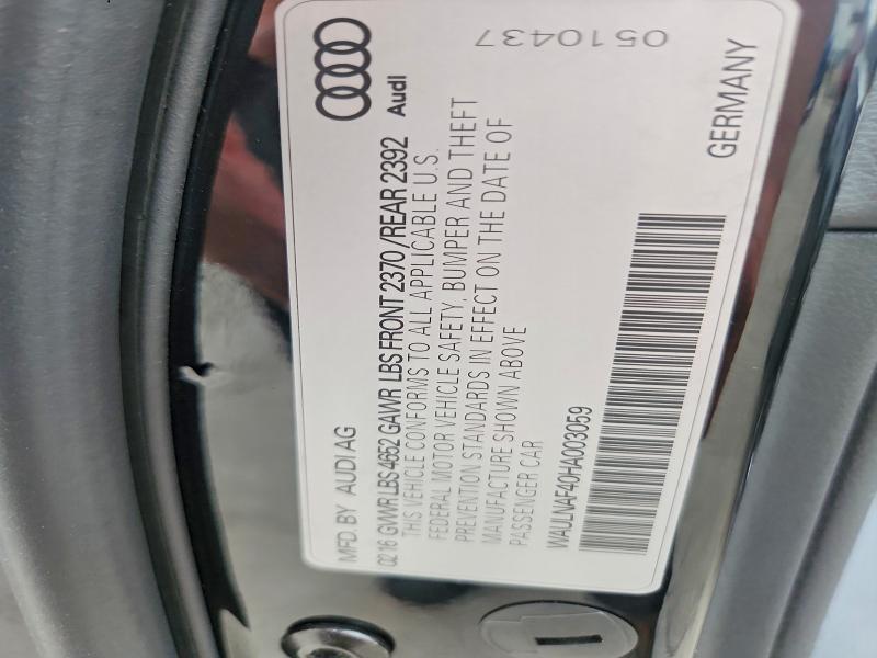 2017 Audi A4 Premium Plus