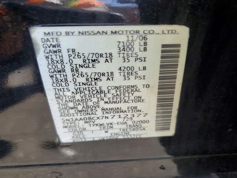 2007 Nissan Armada se