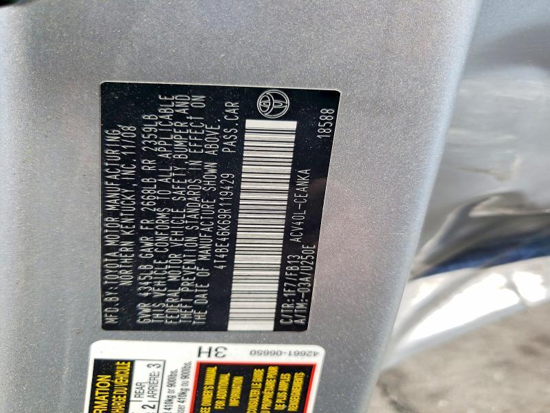 2009 Toyota Camry le