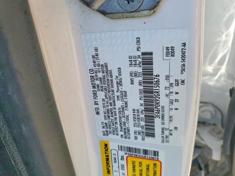 2016 Ford Fusion Titanium