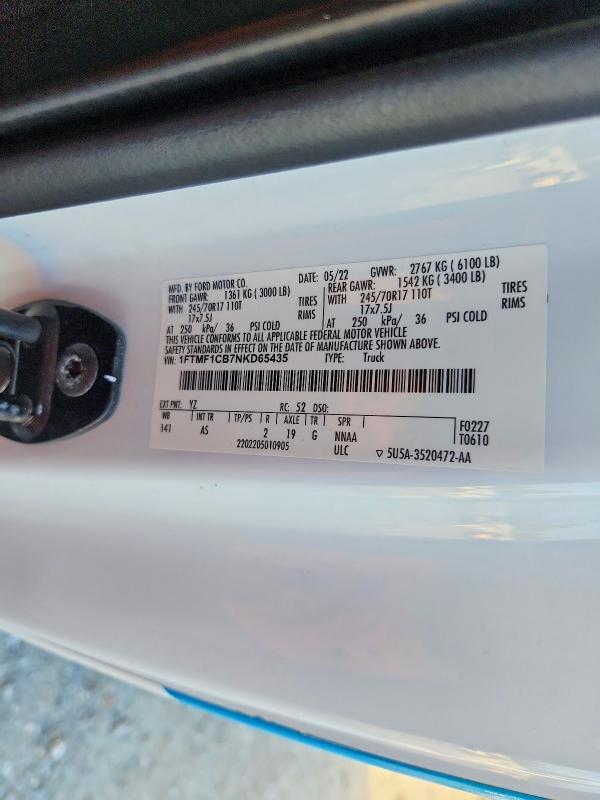 2022 Ford F150