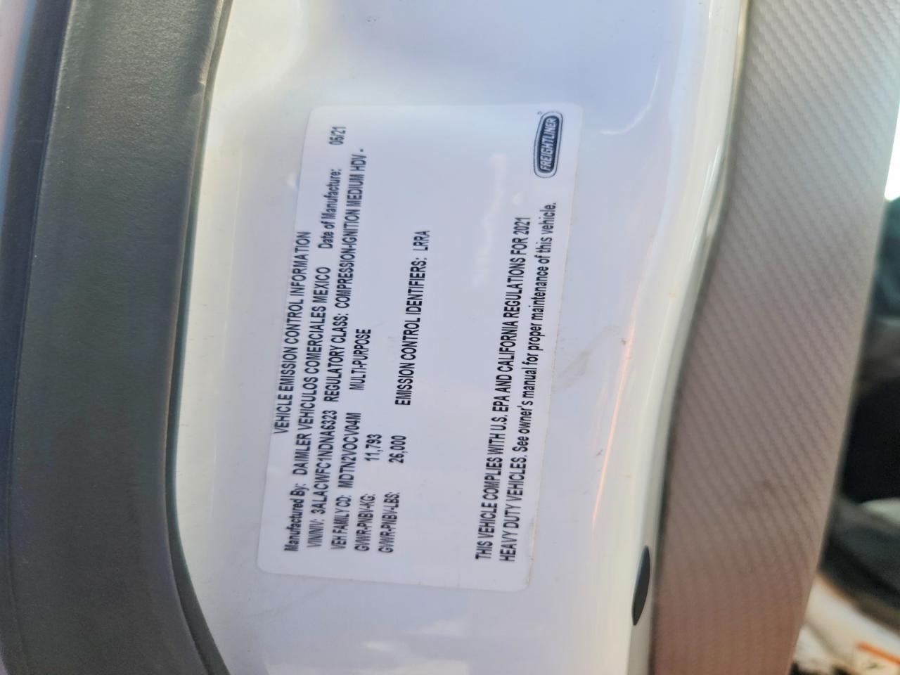 2022 Frht - Freightliner 2022 Freightliner Business Class M2 BOX Truck