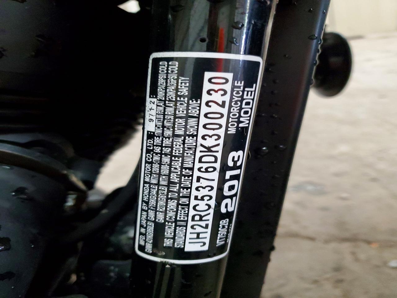 2013 Honda VT750 C2B