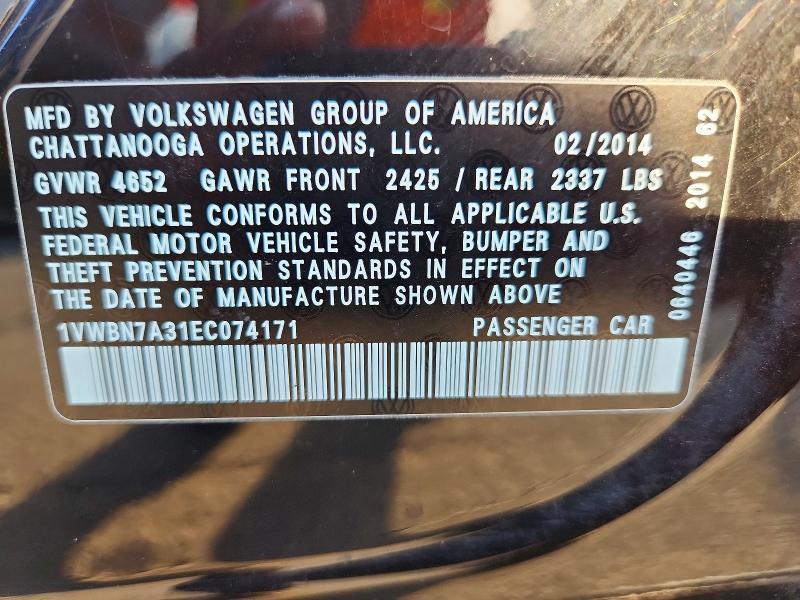 2014 Volkswagen Passat se