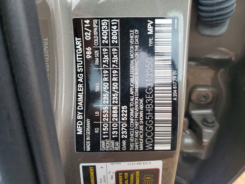 2014 Mercedes-Benz Glk 350