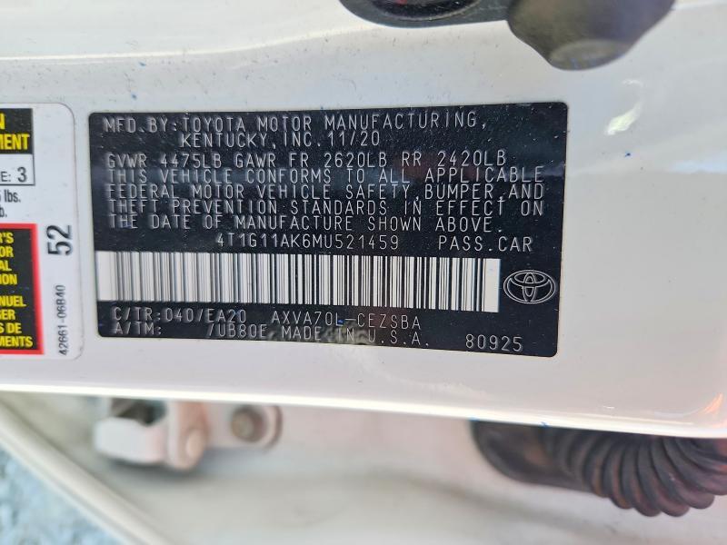 2021 Toyota Camry se