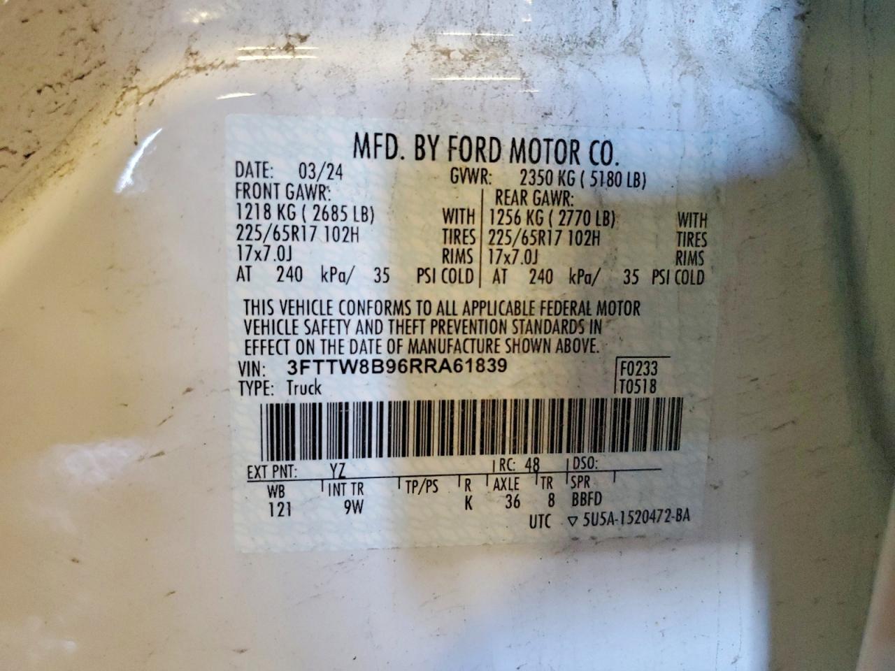 2024 Ford Maverick XL