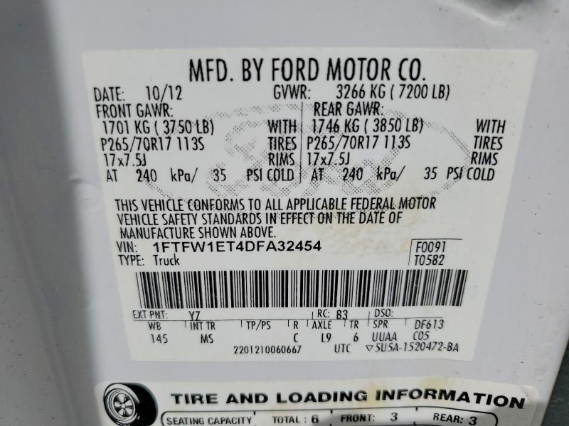 2013 Ford F150 Supercrew
