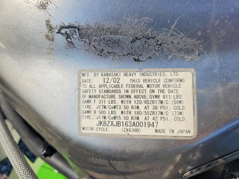 2003 Kawasaki ZX636 B1