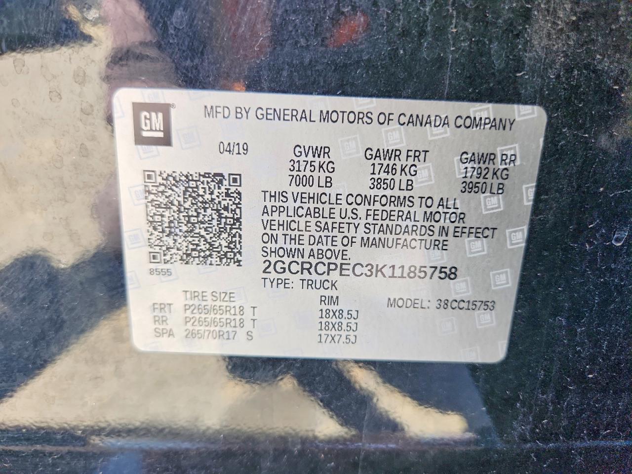 2019 Chevrolet Silverado LD C1500 LT